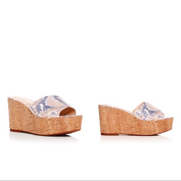 🐍Vince Camuto Platform Women’s Snake Blue🐍 - Picture 8 of 8